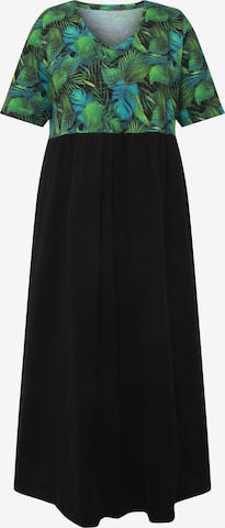 Robe Ulla Popken en noir : devant