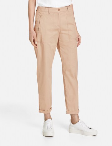 GERRY WEBER Regular Chino in Oranje: voorkant