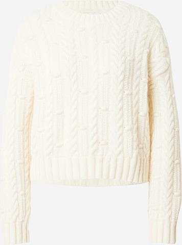 ONLY Sweter 'CASEY' w kolorze biały: przód