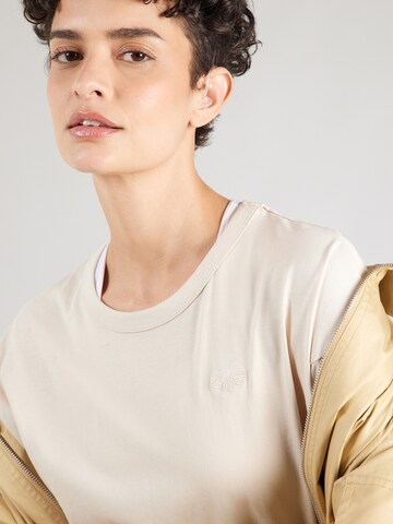 4F - Camiseta funcional en beige