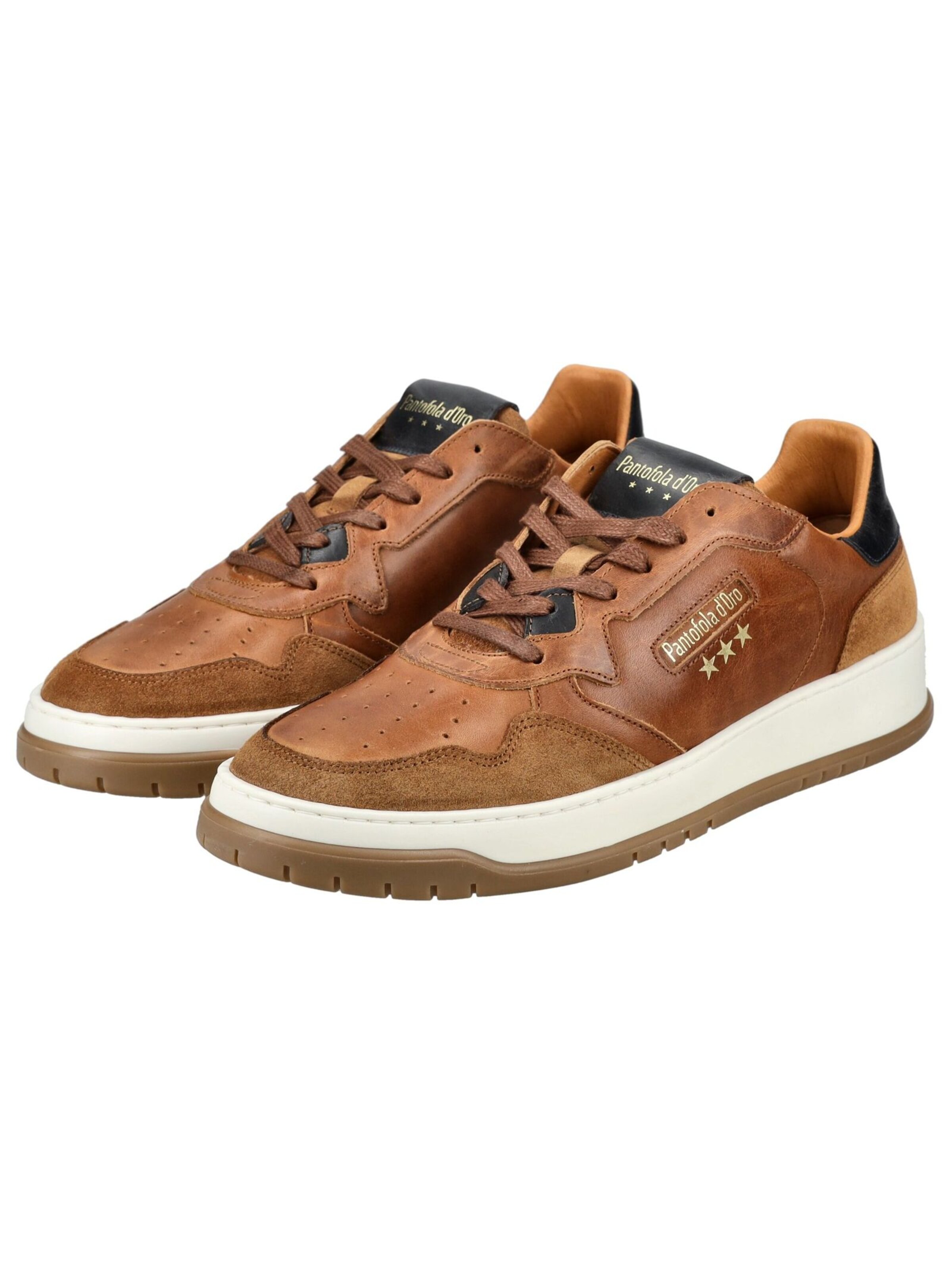 PANTOFOLA D'ORO Platform trainers 'Sirmione' in Brown