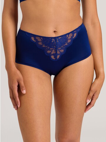 Hanro Slip ' Mae ' in Blauw: voorkant