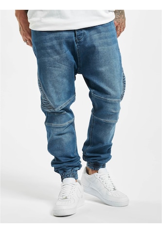 DEF Tapered Jeans 'Anti' in Blauw: voorkant