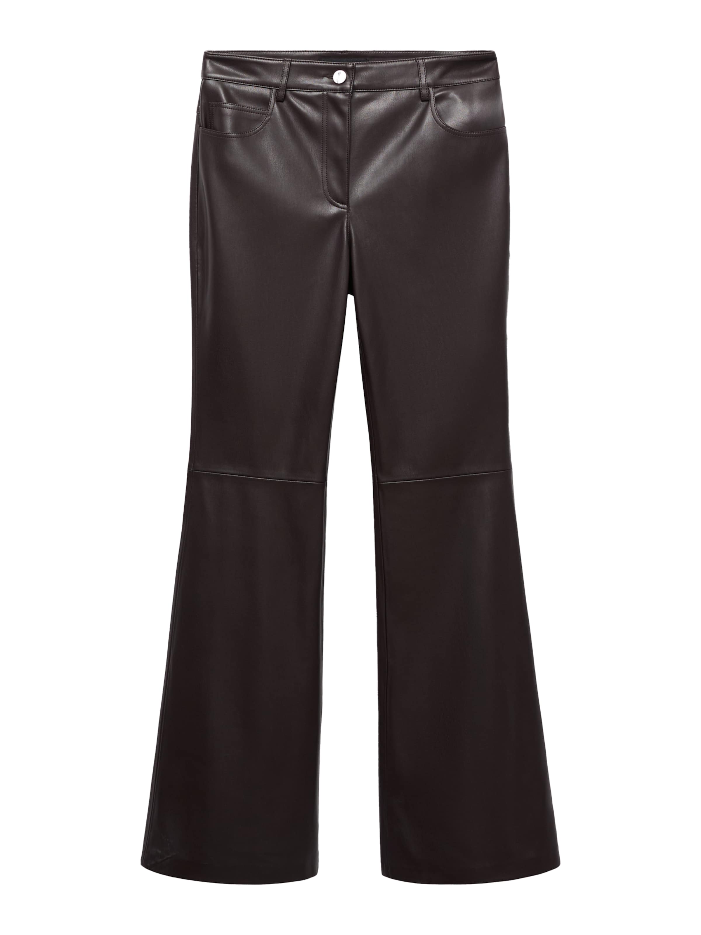 MANGO Hlače 'Connie' | rjava barva: sprednja stran