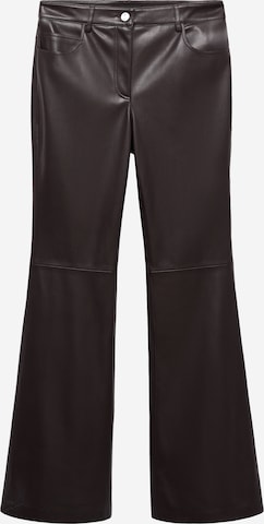 Flared Pantaloni 'Connie' di MANGO in marrone: frontale