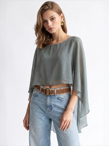 MixRay Bluza 'Blusen' | zelena barva: sprednja stran