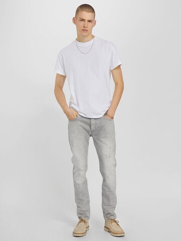 Young Poets Slimfit Jeans 'Morten' in Grau