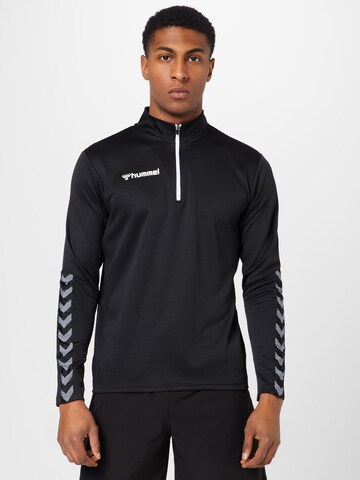 Hummel Sports sweatshirt in Black: front