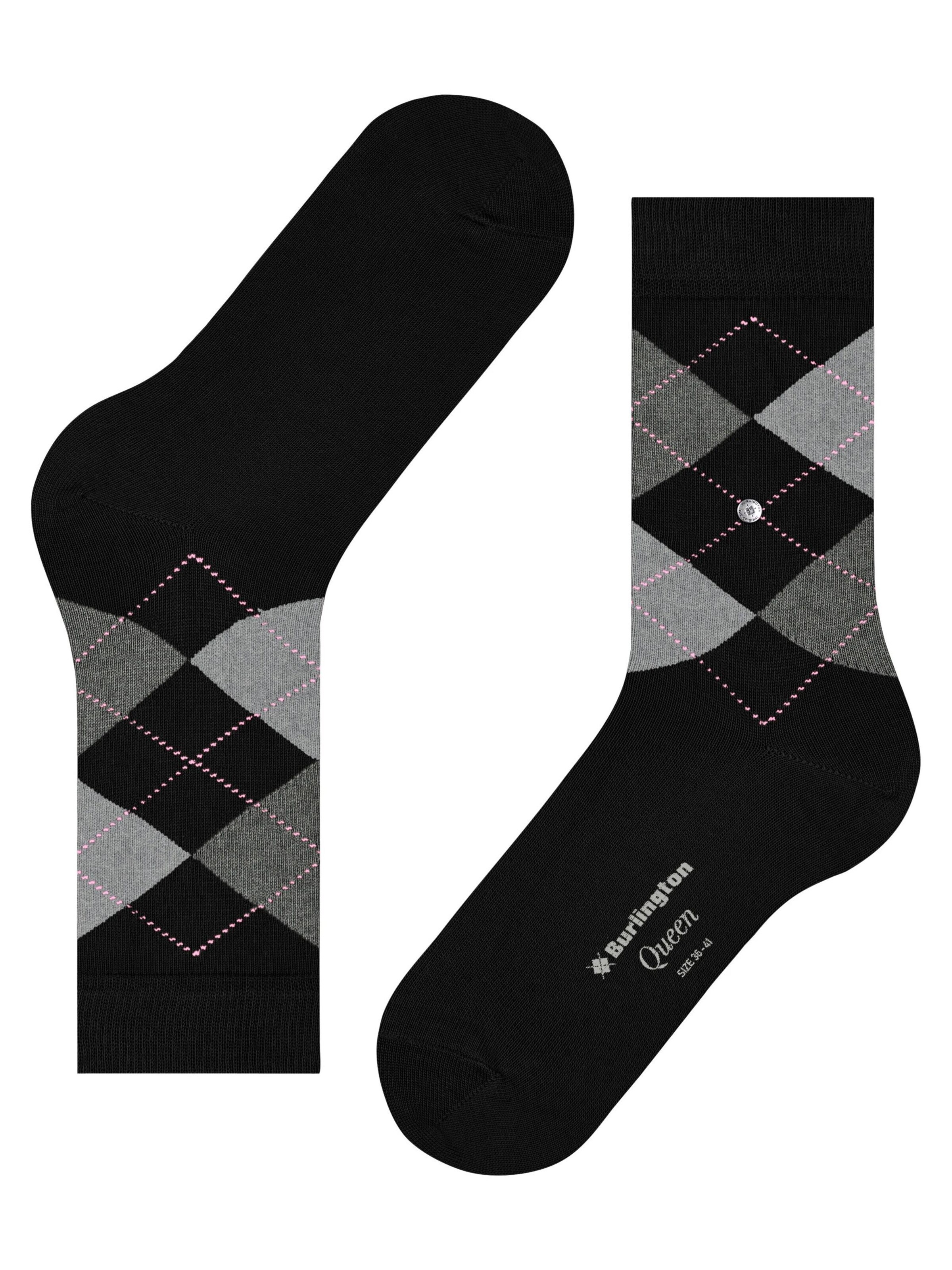 BURLINGTON Socks 'Queen' in Black