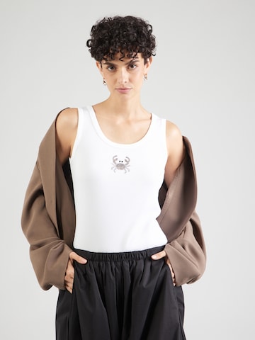 monari - Top en blanco: frente