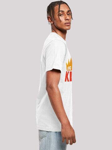 F4NT4STIC T-Shirt 'Disney König der Löwen Movie Long Live The King' in Weiß