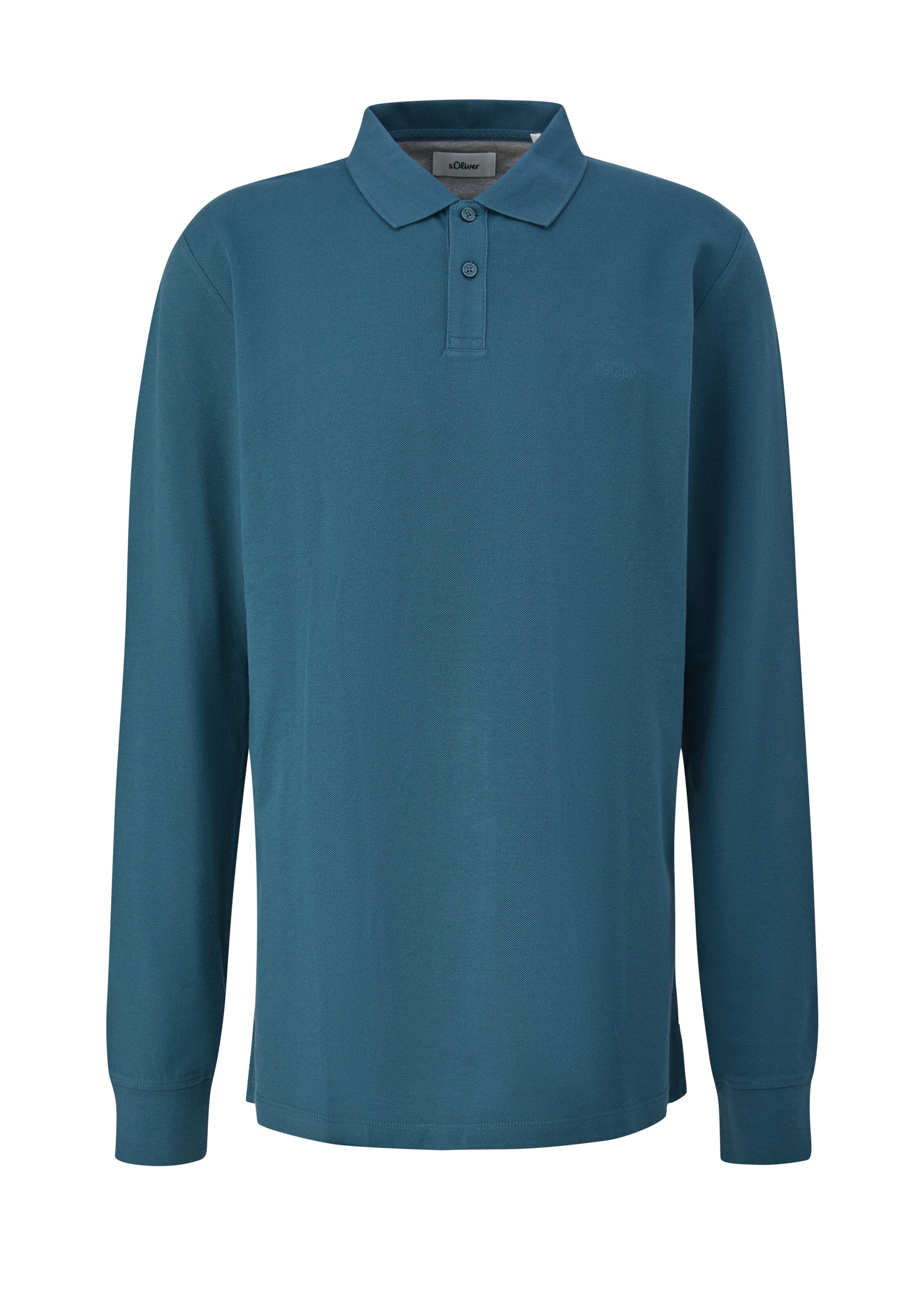 s.Oliver Men Big Sizes Poloshirt in L in cyanblau, Produktansicht