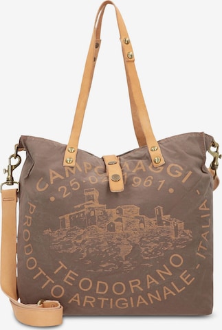 Shopper di Campomaggi in beige: frontale