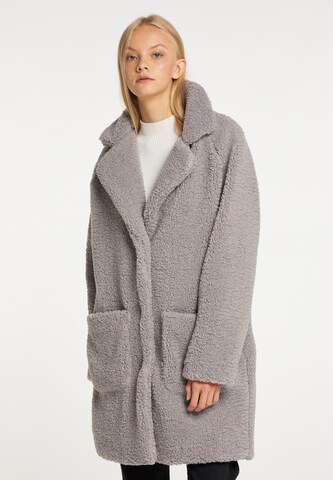 taddy Between-Seasons Coat in Grey: front