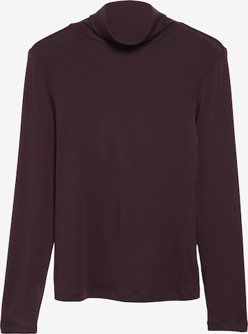 COMMA Shirt in Lila: voorkant