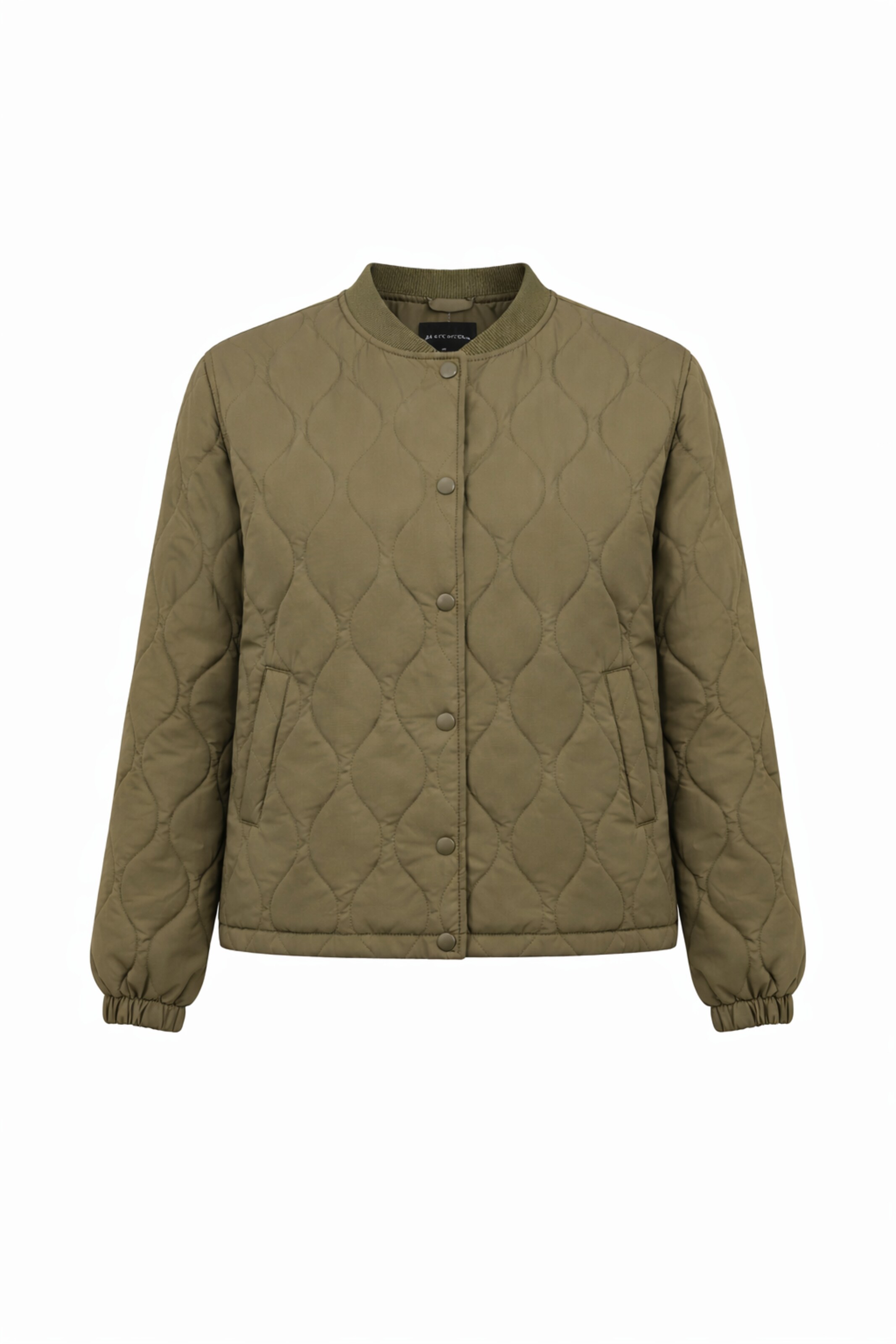 BRAVE SOUL Veste mi-saison en olive, Vue avec produit