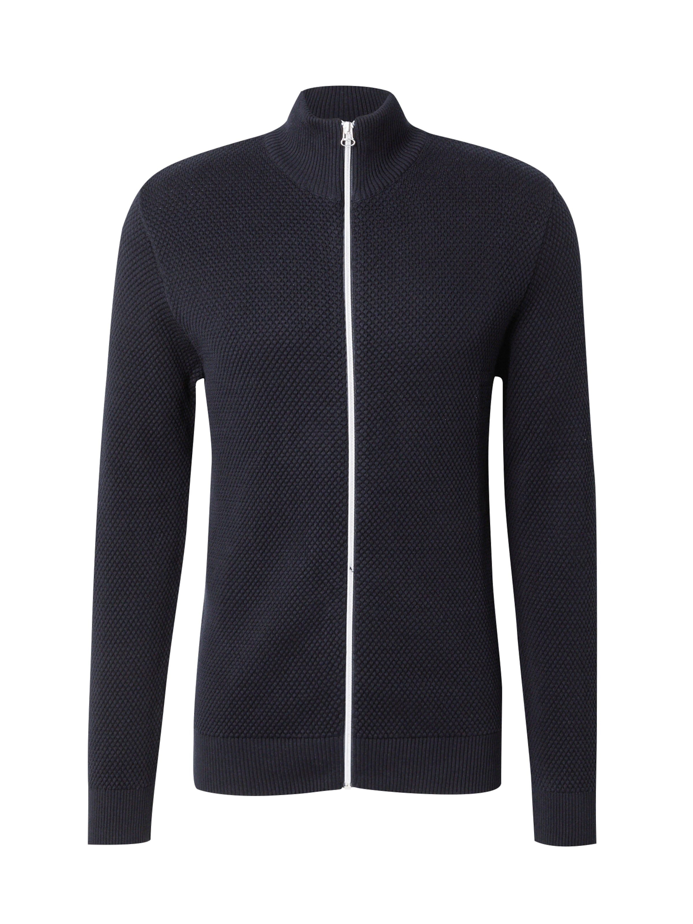 Kronstadt Вязаная кофта 'Erik' в Черный: спереди