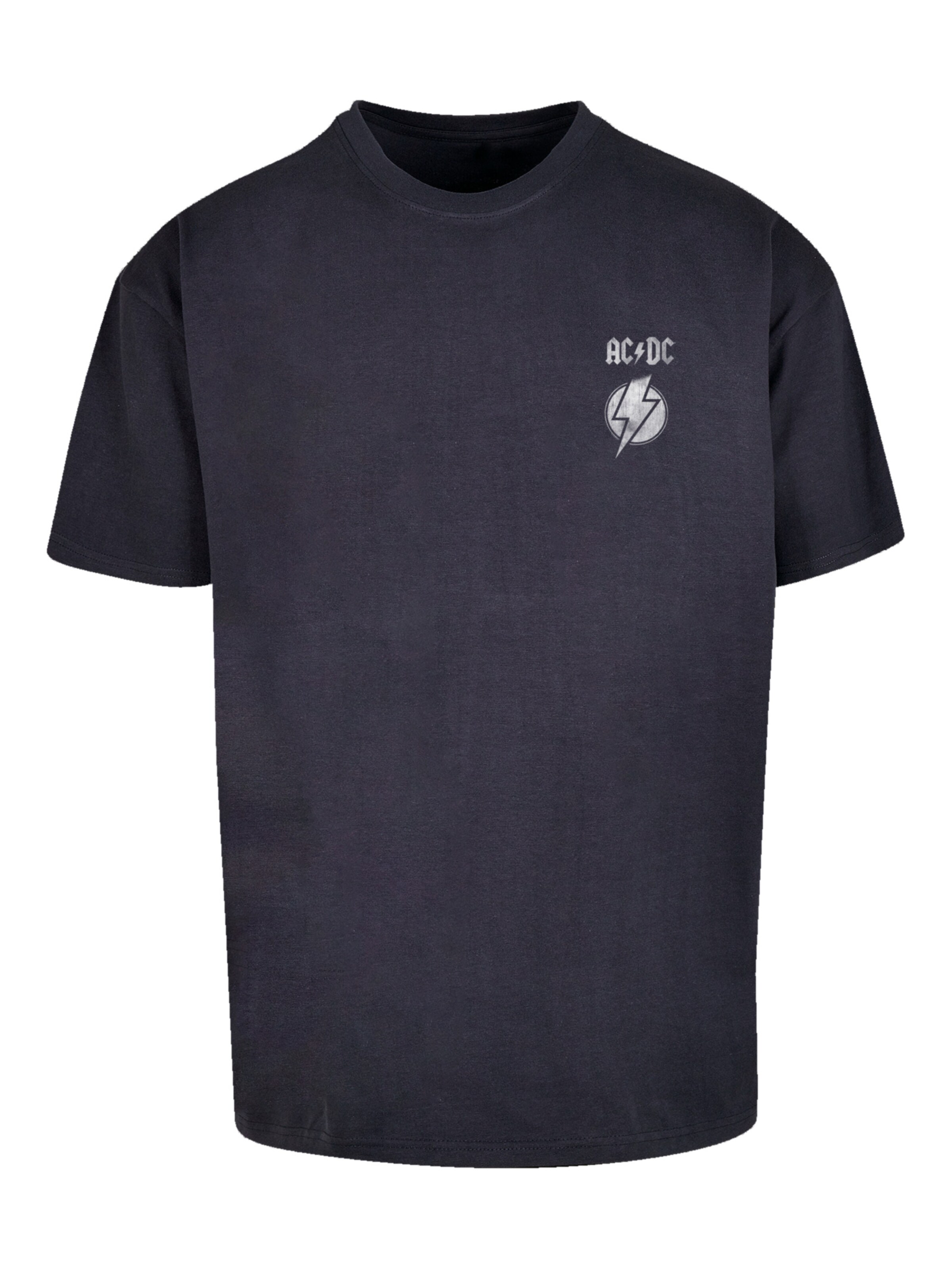 F4NT4STIC T-Shirt  'ACDC Lightning Bolt' in Blau: Vorderseite