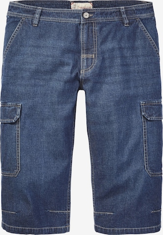 REDPOINT Regular Cargo Jeans in Blue: front