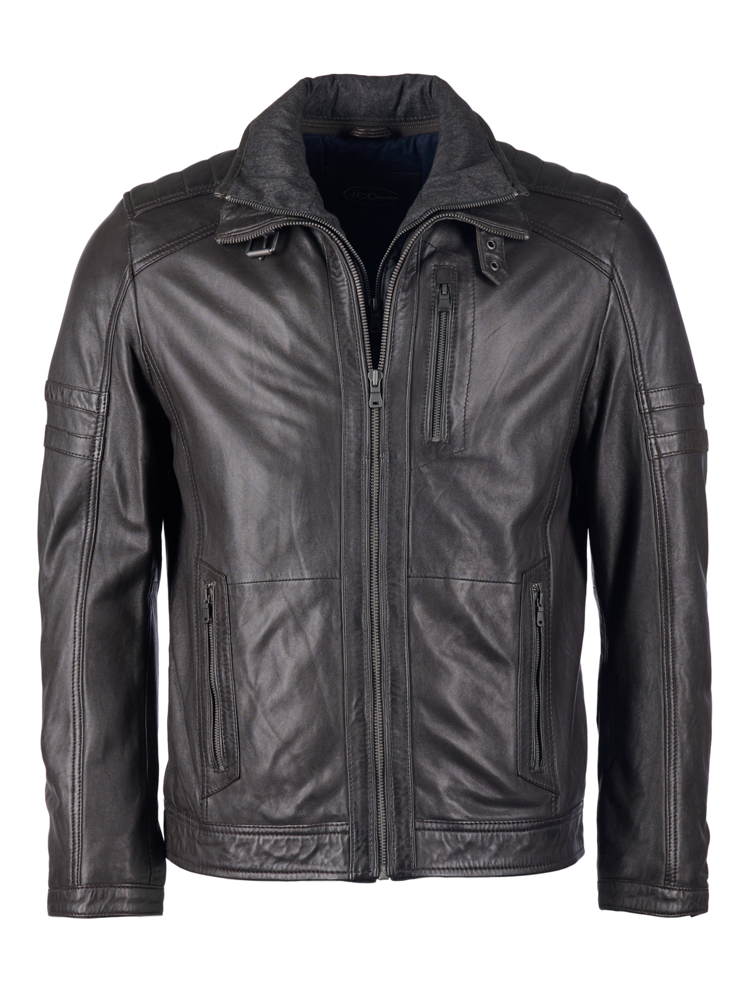 Veste mi-saison JCC en marron : devant