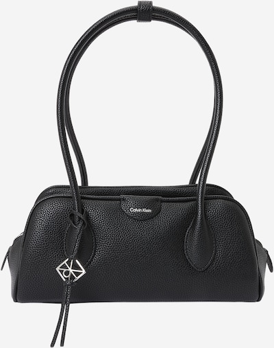 One Size dydžio Rankinė ant peties 'Emblem Pebble Grain Extended Side Shoulder' iš Calvin Klein, spalva – juoda, Prekių apžvalga