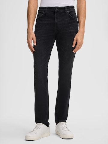 Coupe slim Jean 'Seb' STRELLSON en noir : devant