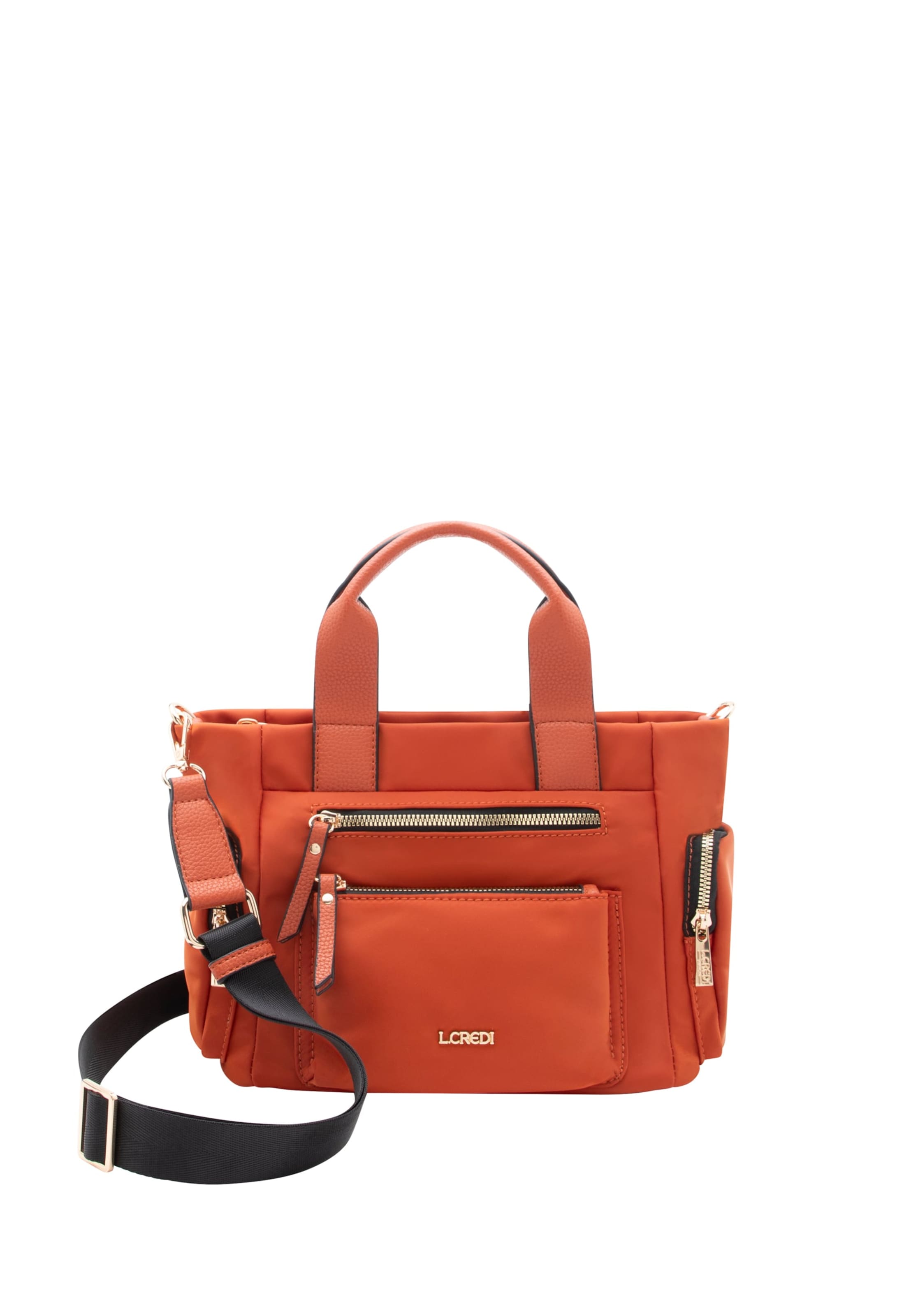 L.CREDI Handbag 'Odeta' in Red: front