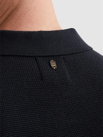 Maglietta 'Polo shirt with waffle texture' di PME Legend in blu