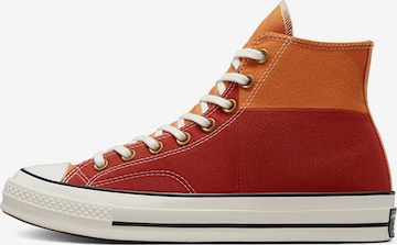 Baskets hautes 'Chuck 70' CONVERSE en orange : devant