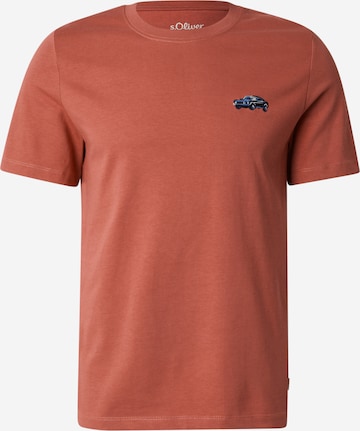 s.Oliver T-shirt i orange: framsida