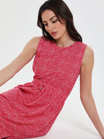 Threadbare Letnia sukienka 'Hopper' w kolorze czerwony