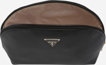 GUESS Kosmetiktasche 'DOME' in Schwarz