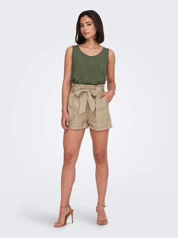 ONLY Loose fit Trousers 'SMILLA' in Beige