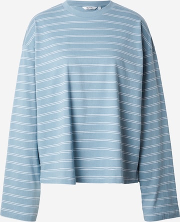 T-shirt Monki en bleu : devant