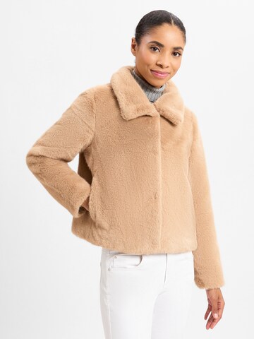 Marie Lund Between-Season Jacket 'Paola' in Beige: front
