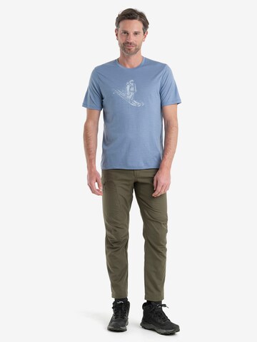 ICEBREAKER Funkcionalna majica 'SkiingYeti' | modra barva