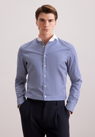 Coupe slim Chemise business 'SMART CLASSICS' SEIDENSTICKER en bleu : devant