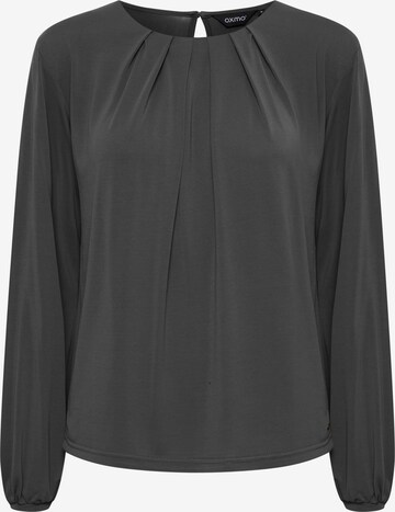 Oxmo Blouse 'Hal' in Zwart: voorkant