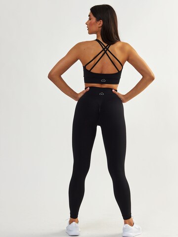 BeShaped Bustier Sport bh 'Gym Queen' in Zwart