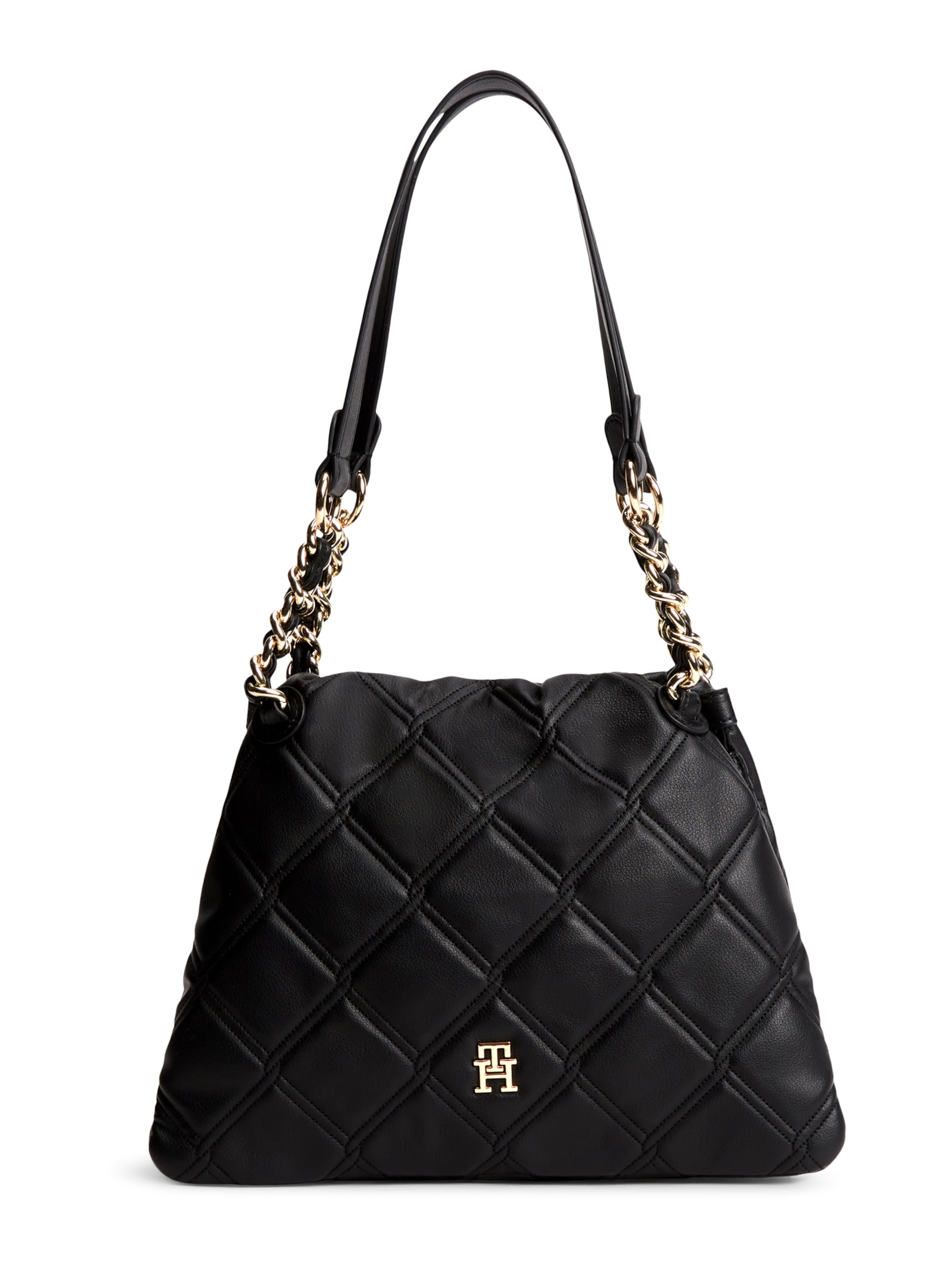 TOMMY HILFIGER Наплечная сумка в Черный: спереди