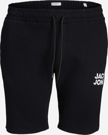 Jack & Jones Plus Pants in Black: front