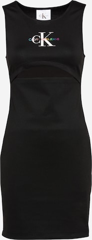 Calvin Klein Jeans Nyári ruhák 'PRIDE MILANO' - fekete: elől