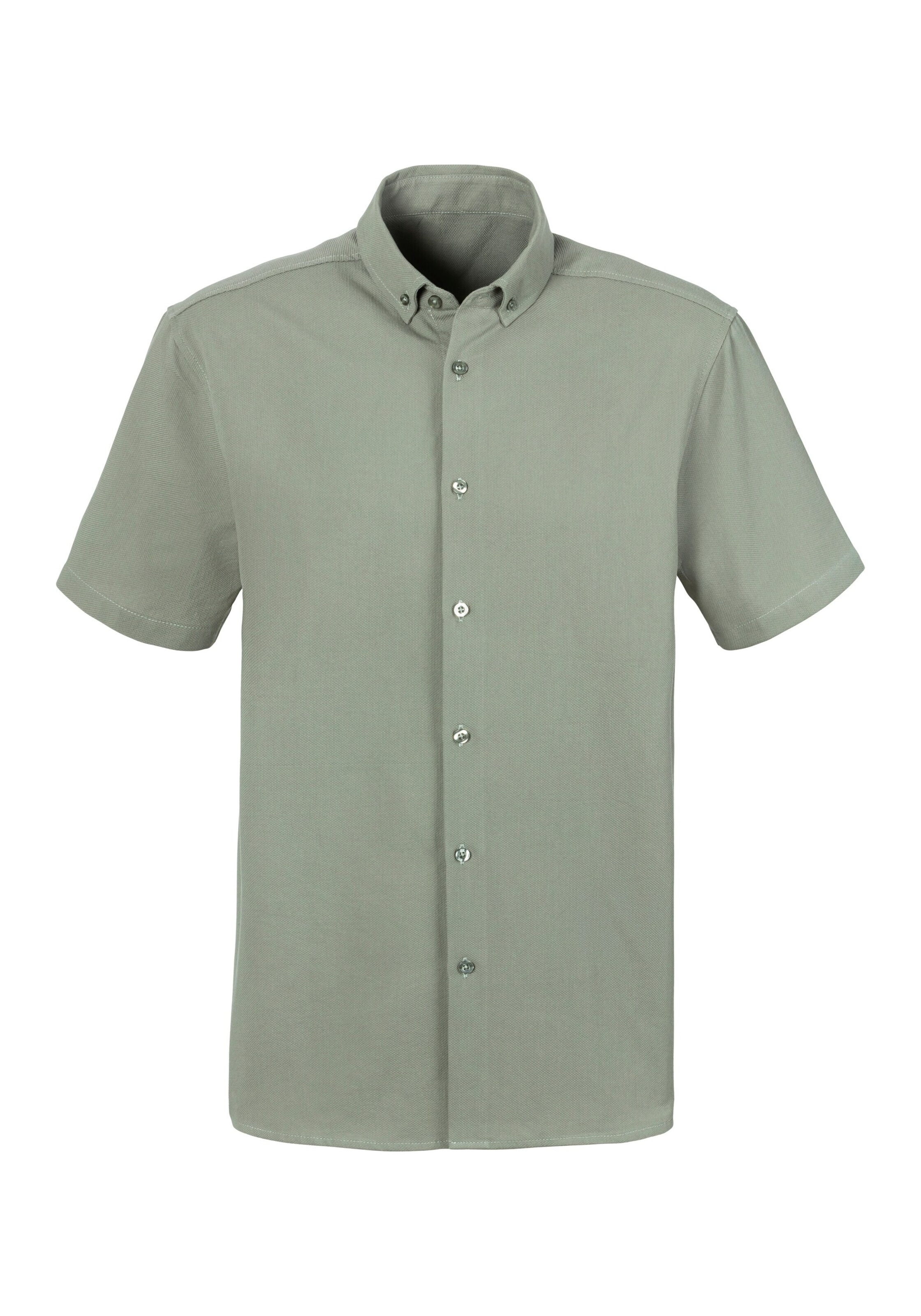 H.I.S Button Up Shirt in Green: front