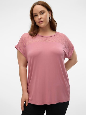 Vero Moda Curve Shirt 'VMCanne' in Roze
