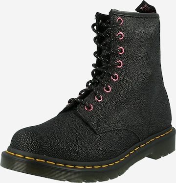 Stivaletto stringato di Dr. Martens in nero: frontale