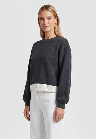 Sweat-shirt usha WHITE LABEL en gris : devant