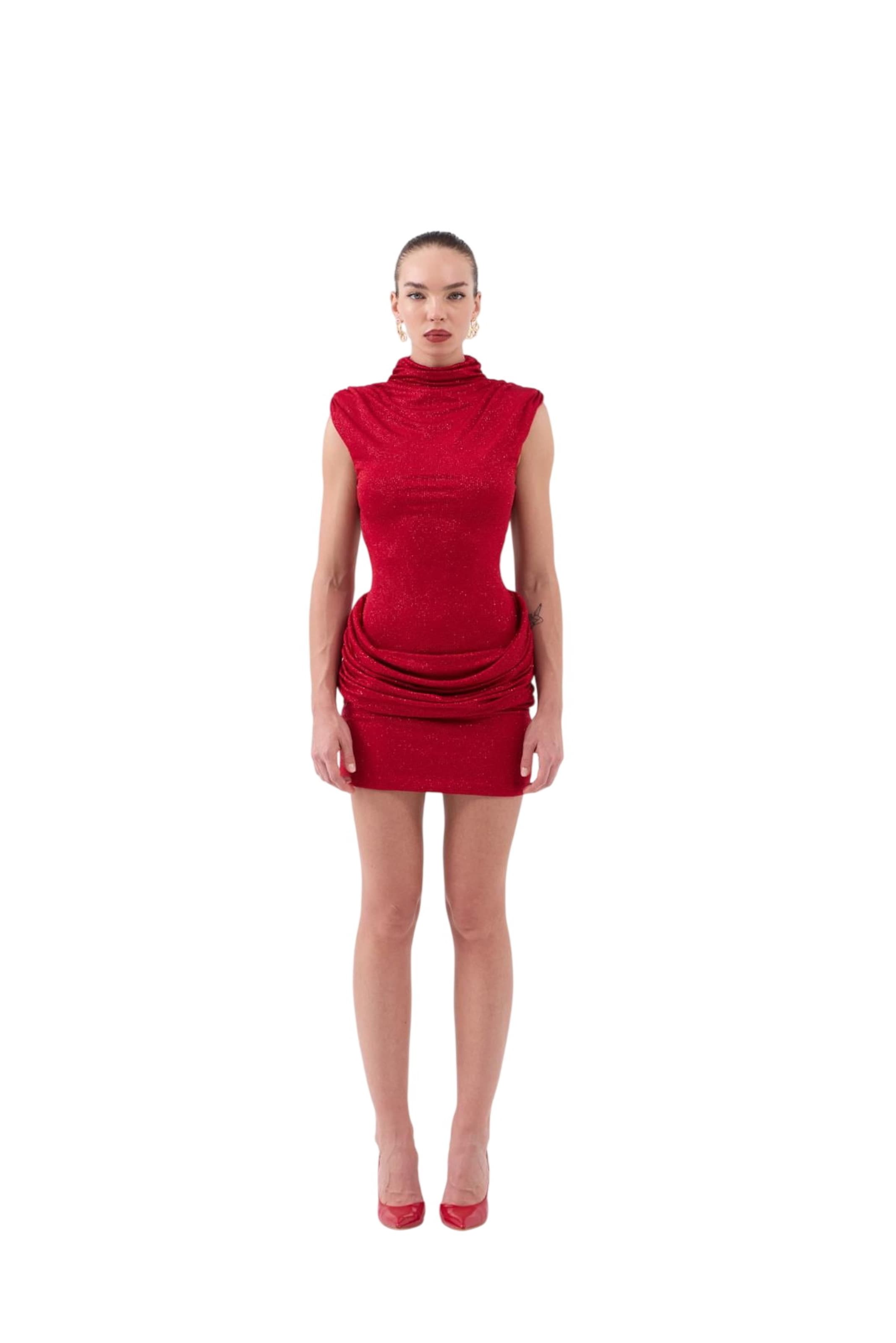HOLLY LOLLY Cocktailjurk in Rood: voorkant
