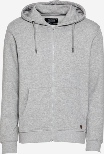 INDICODE JEANS Sweat jacket 'Walton' in Grey mottled, Item view
