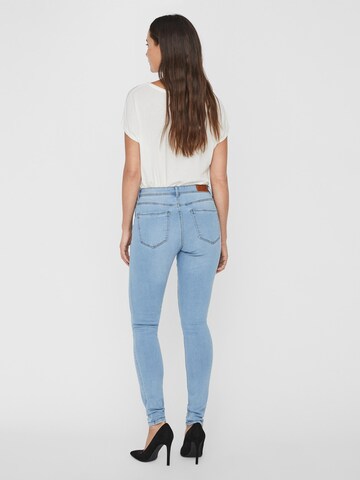 VERO MODA Skinny Jeans 'Tanya' in Blau