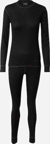 ICEPEAK Base Layer 'IVEYE' in Black: front